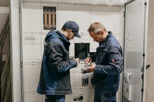 Installation eines Schaltschrankes